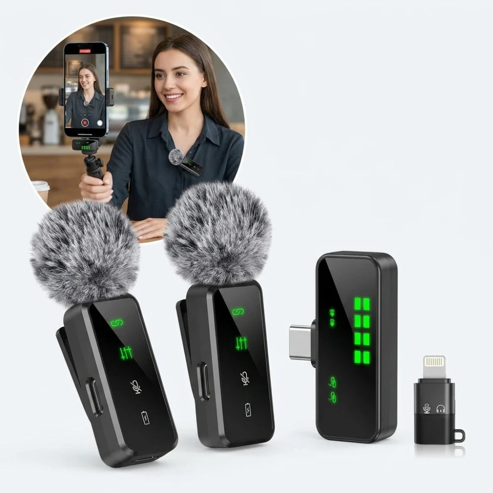 Wireless Lavalier Clip On Microphone