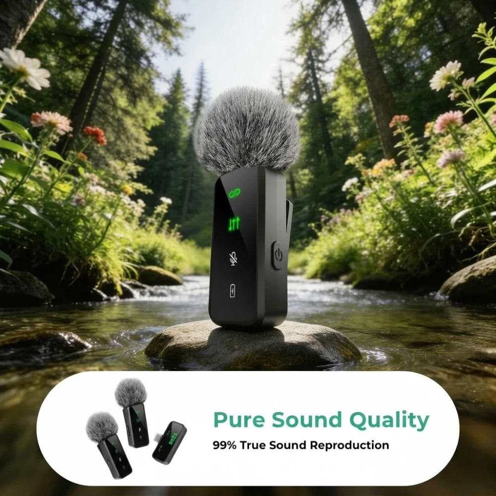 Wireless Lavalier Clip On Microphone