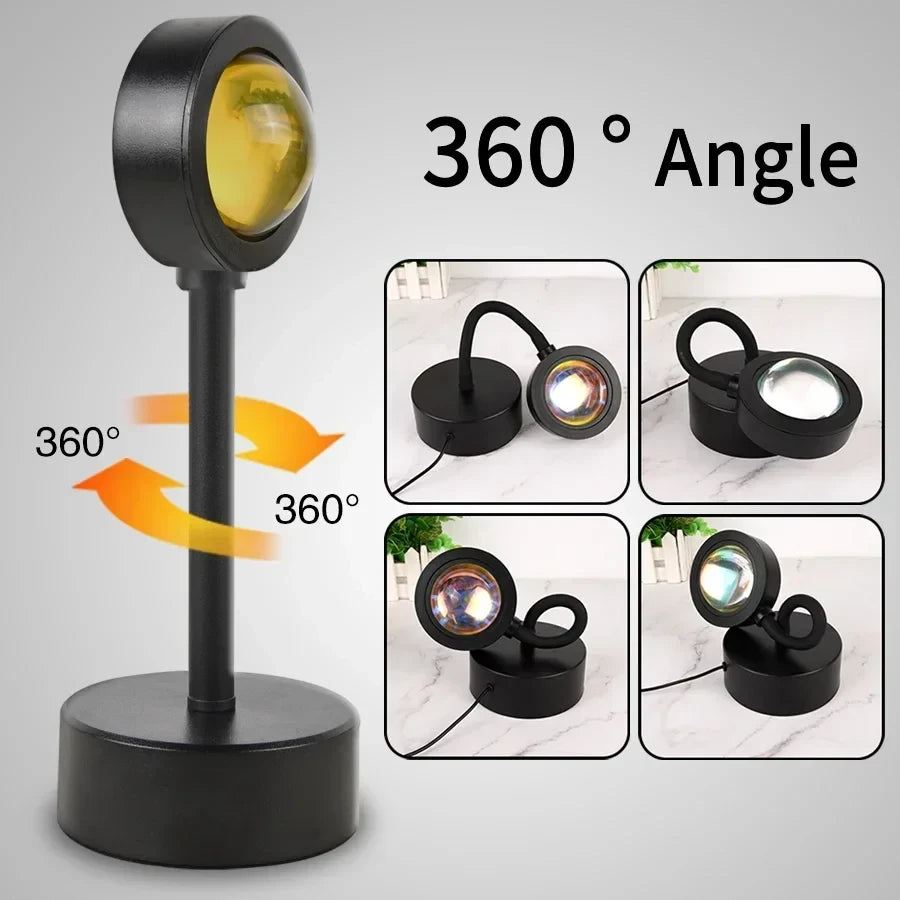 USB Sunset Projection Lamp