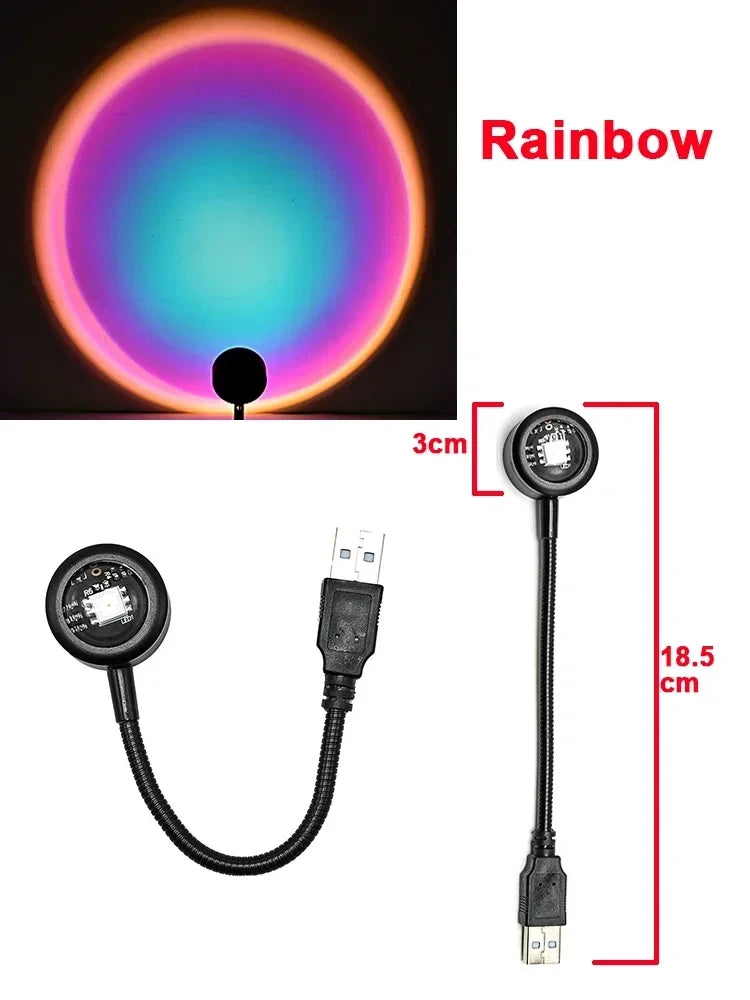 USB Sunset Projection Lamp