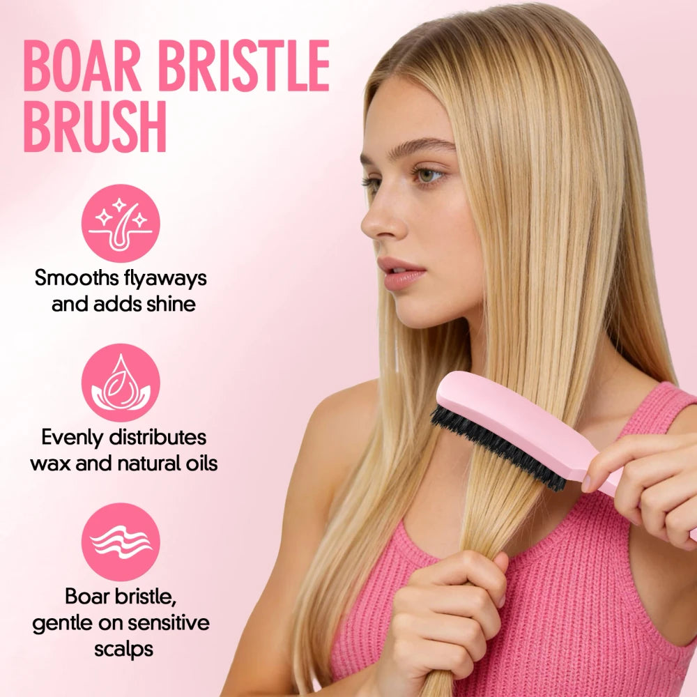 Slick Back Hair Brush Set