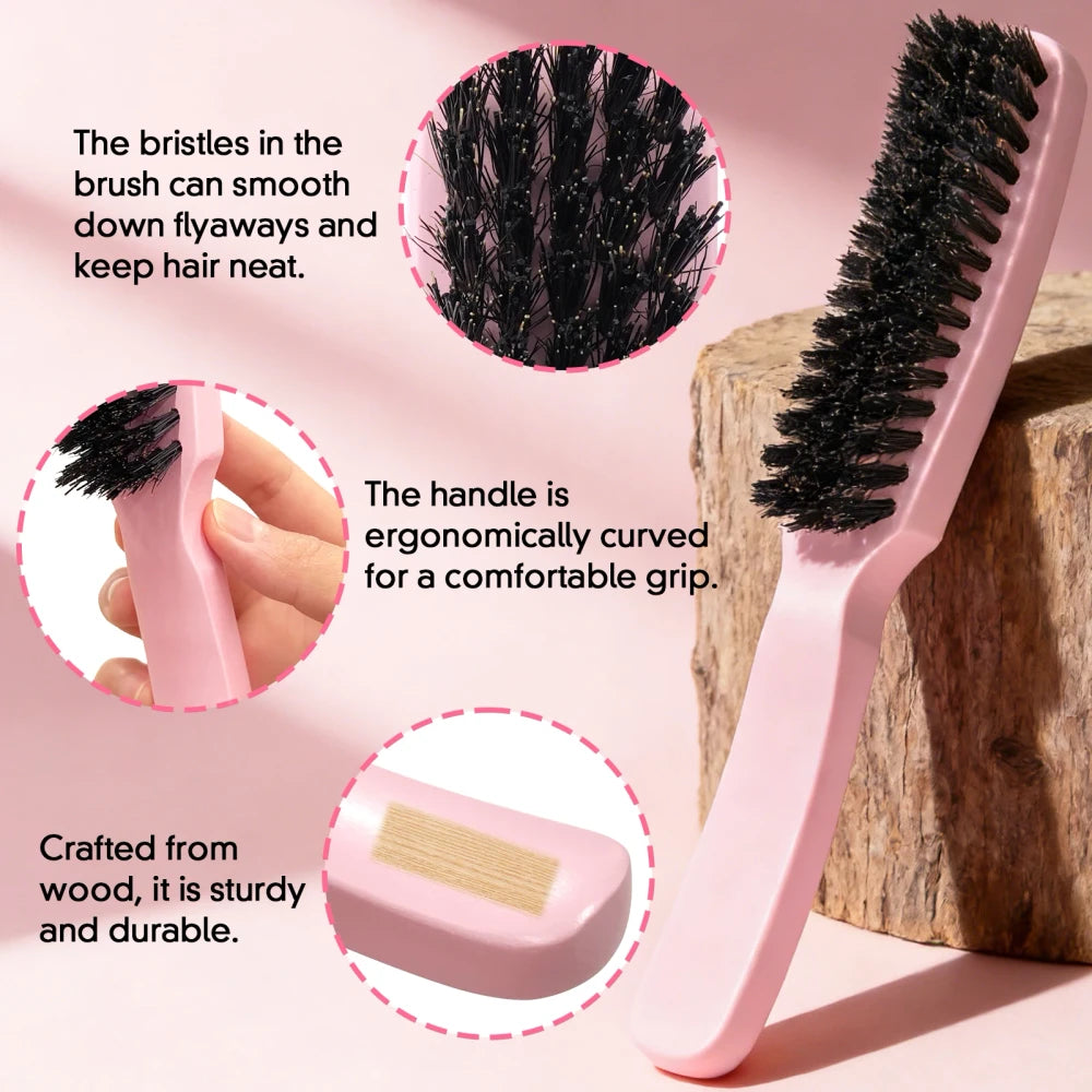 Slick Back Hair Brush Set
