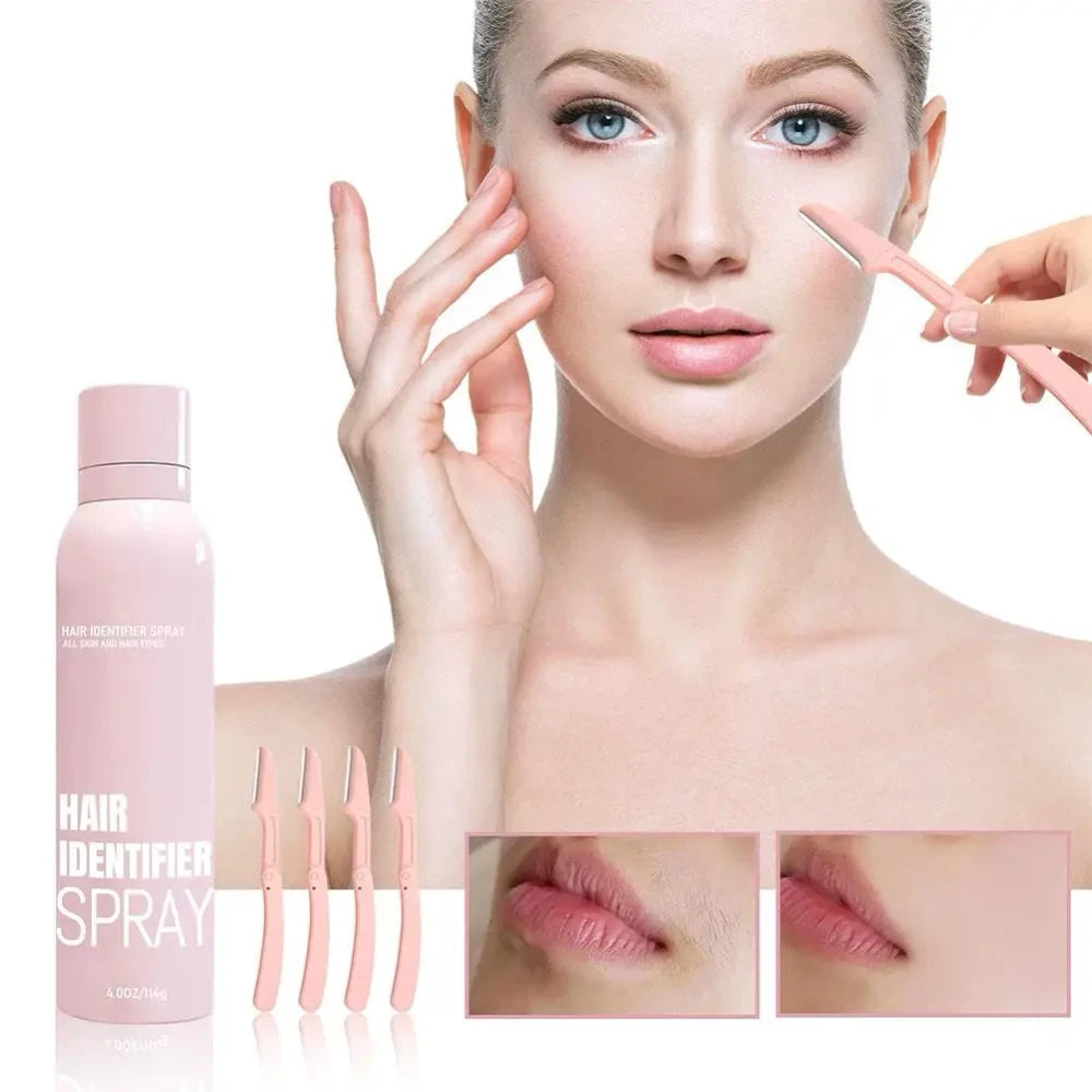 Hair Identifier Spray and Razor Kit