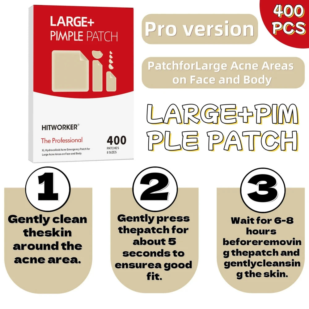 Invisible Waterproof Hydrocolloid Acne Patch