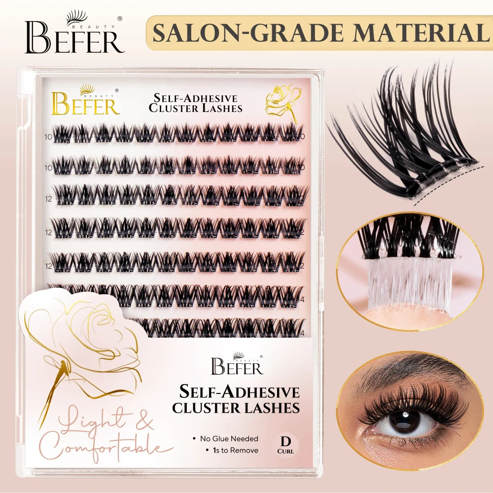 Self-Adhesive Lash Clusters