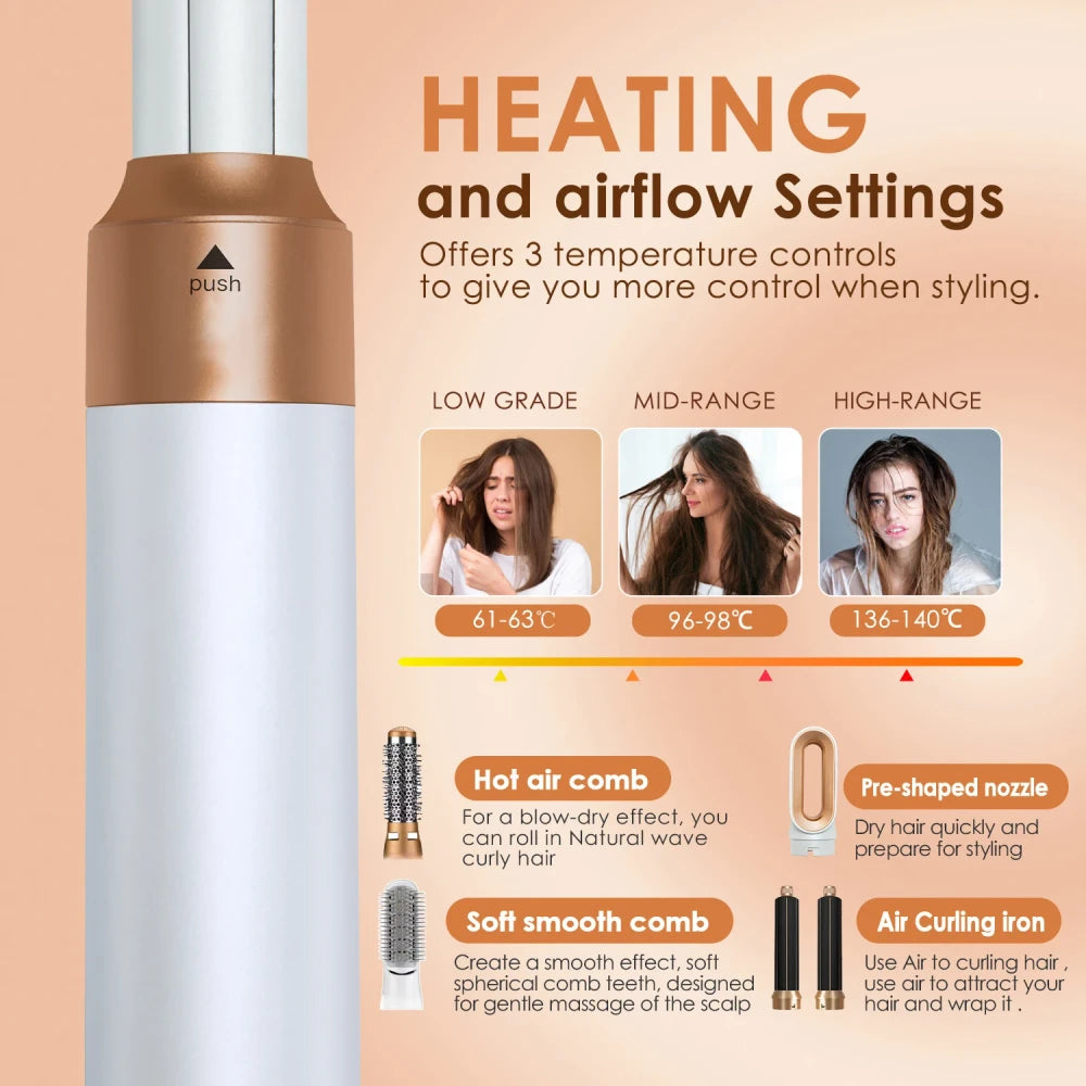 Multifunctional Hot Air Styling Wand