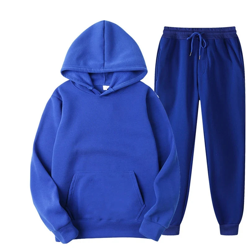 Fleece Pullover Jogger Tracksuit