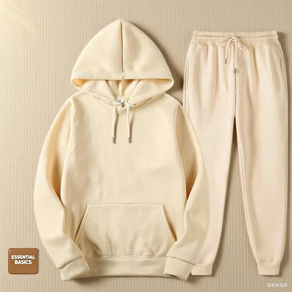 Fleece Pullover Jogger Tracksuit