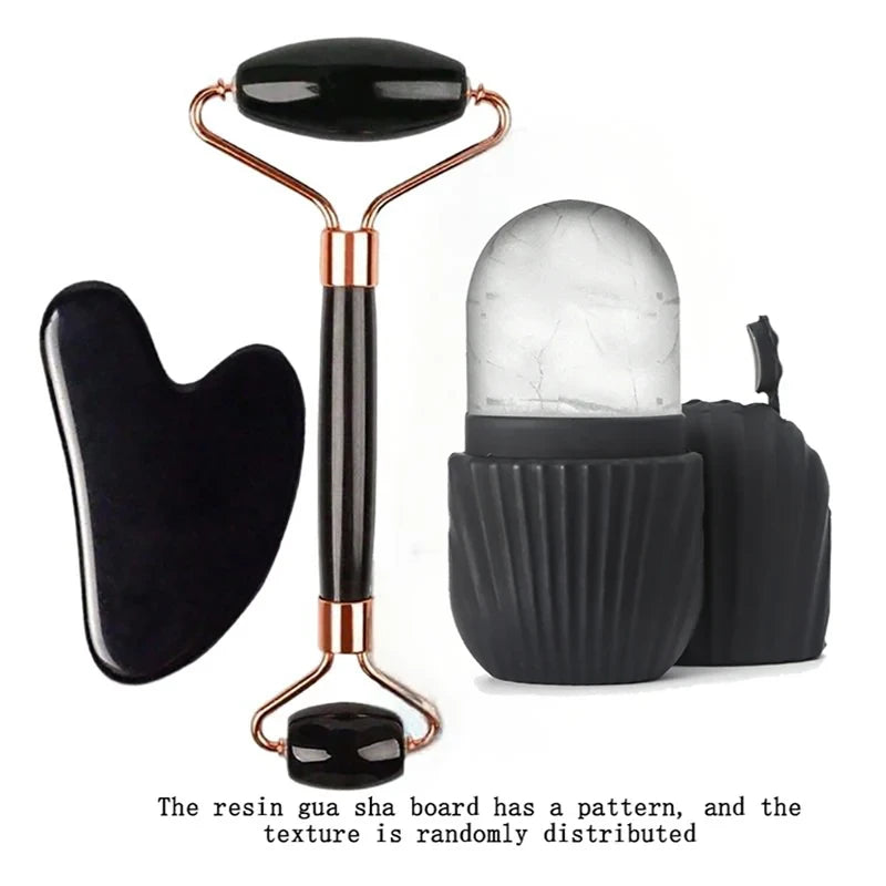 Ice Face Roller Gua Sha Set