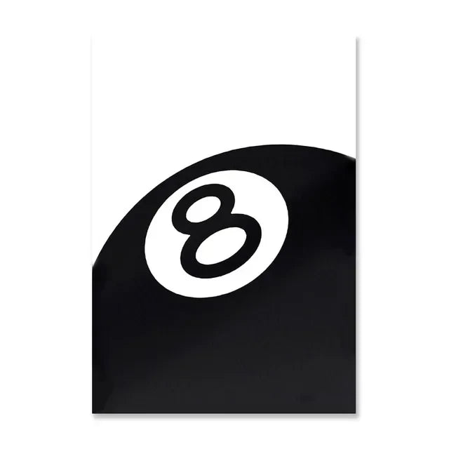 Abstract Billiards Club Canvas Print