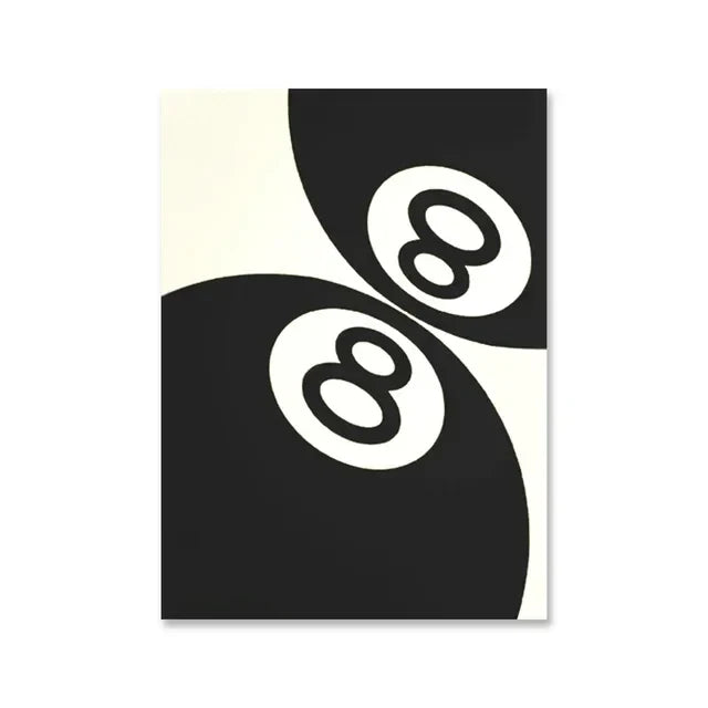Abstract Billiards Club Canvas Print