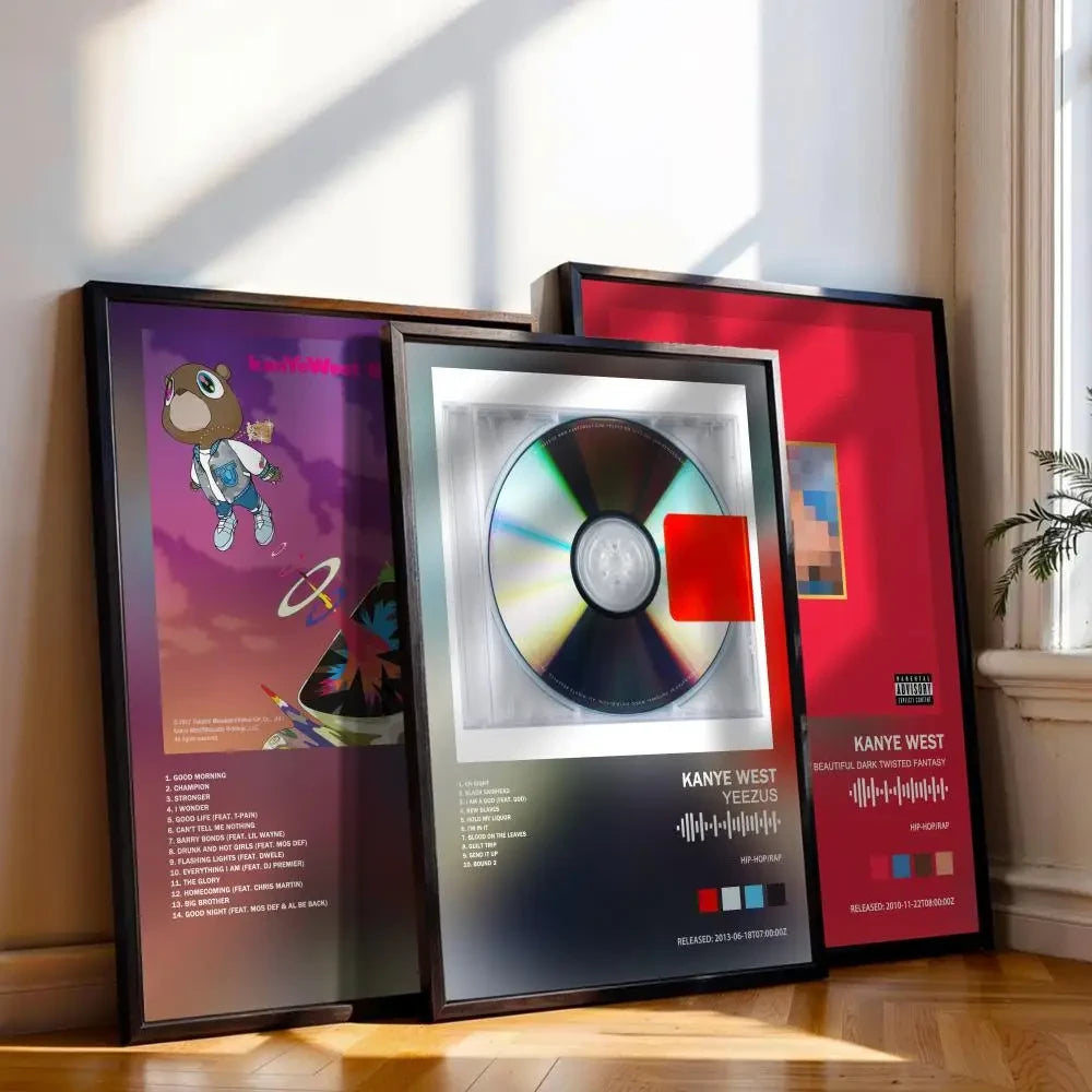 Modern Kanye West Album Canvas Print