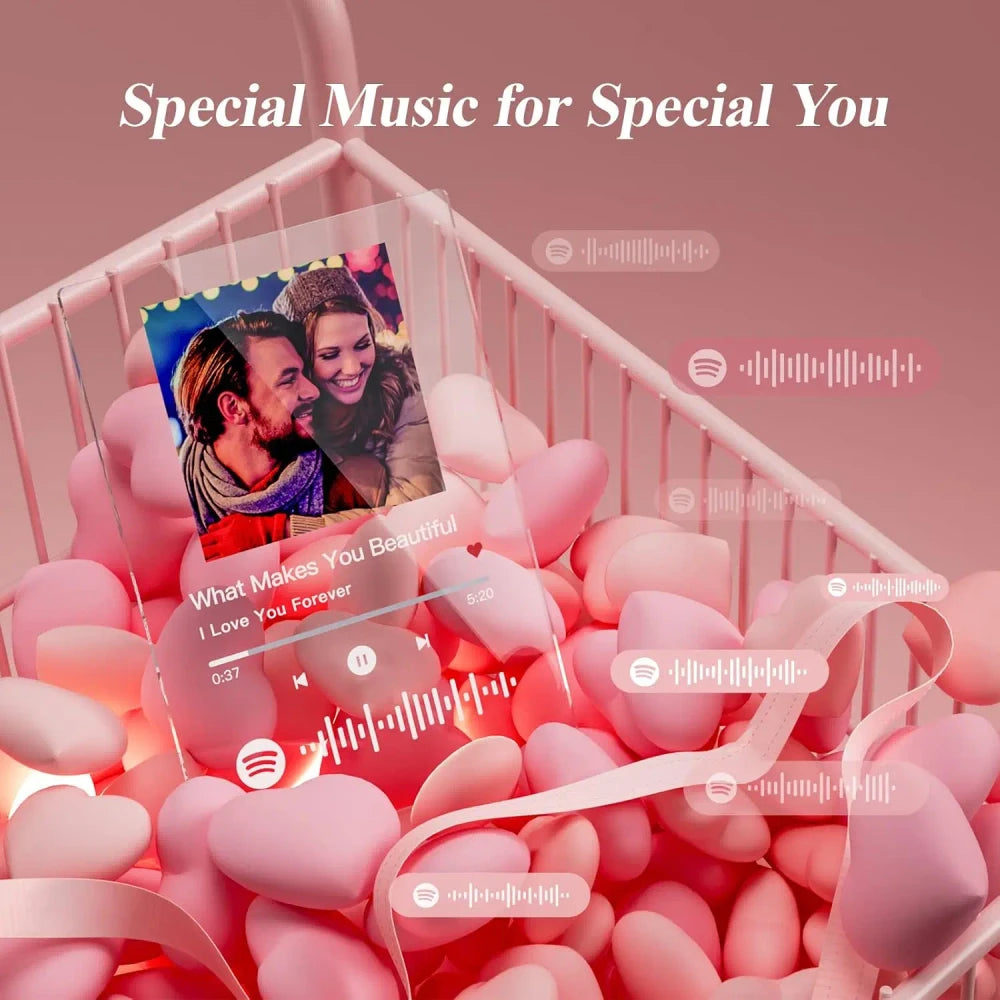 Personalized Acrylic Music Photo Plaque