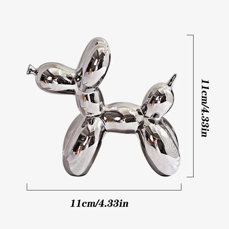 Ceramic Balloon Dog Sculpture