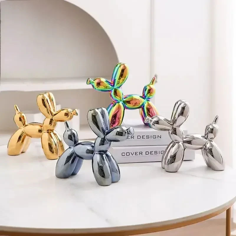 Ceramic Balloon Dog Sculpture