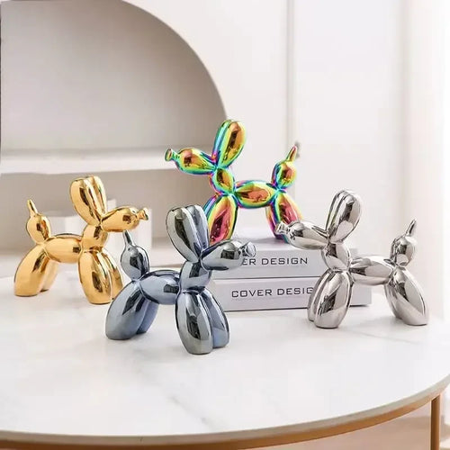 Ceramic Balloon Dog Sculpture