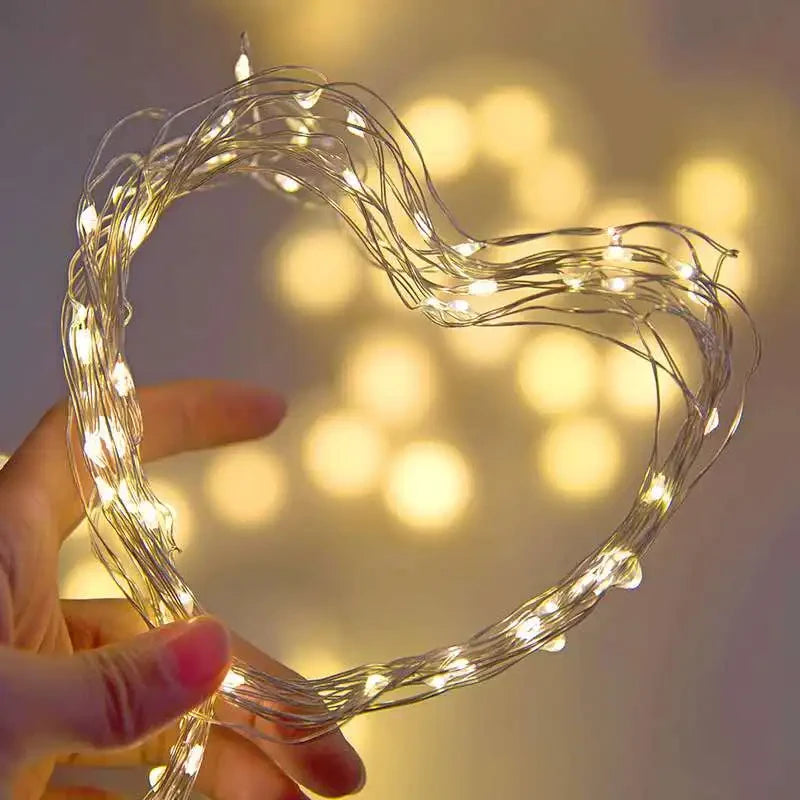 Artificial Ivy Garland with Fairy Lights