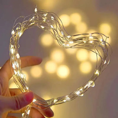 Artificial Ivy Garland with Fairy Lights