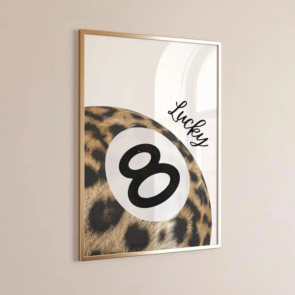 Vintage Leopard Print Wall Art