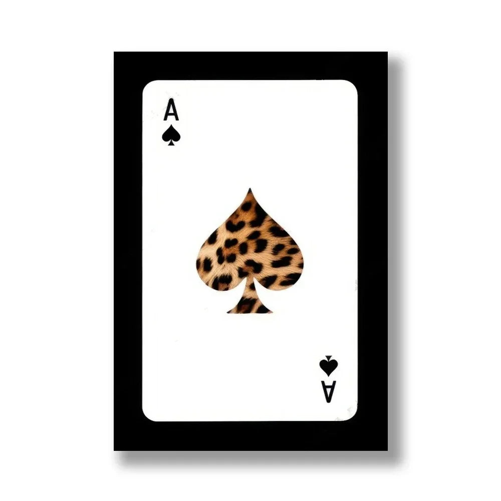 Vintage Leopard Print Wall Art