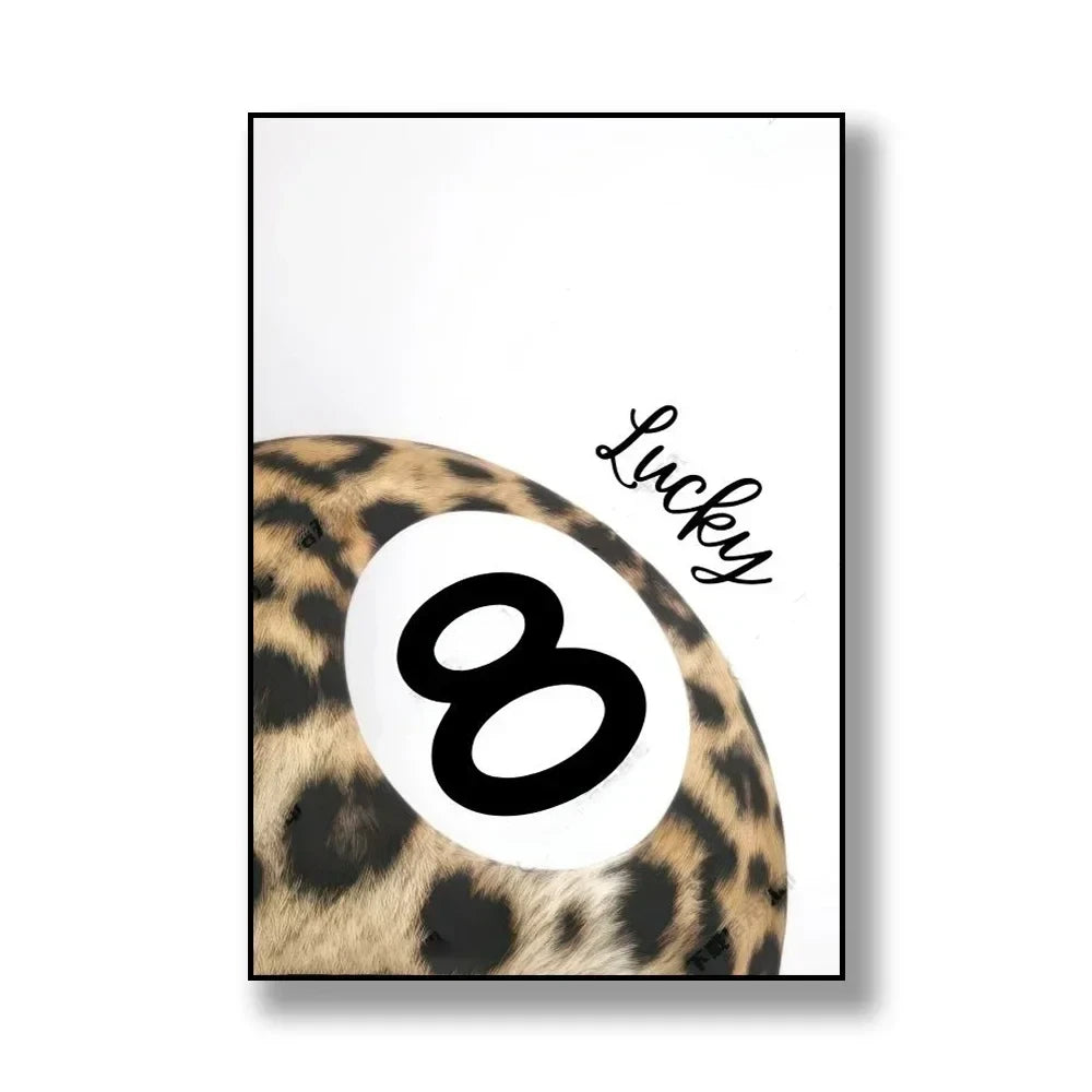 Vintage Leopard Print Wall Art