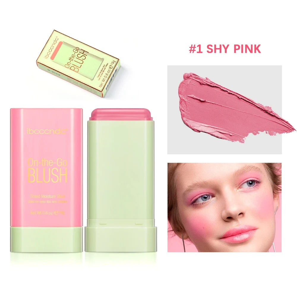 Natural Cream Blush Stick For Lips And Cheeks