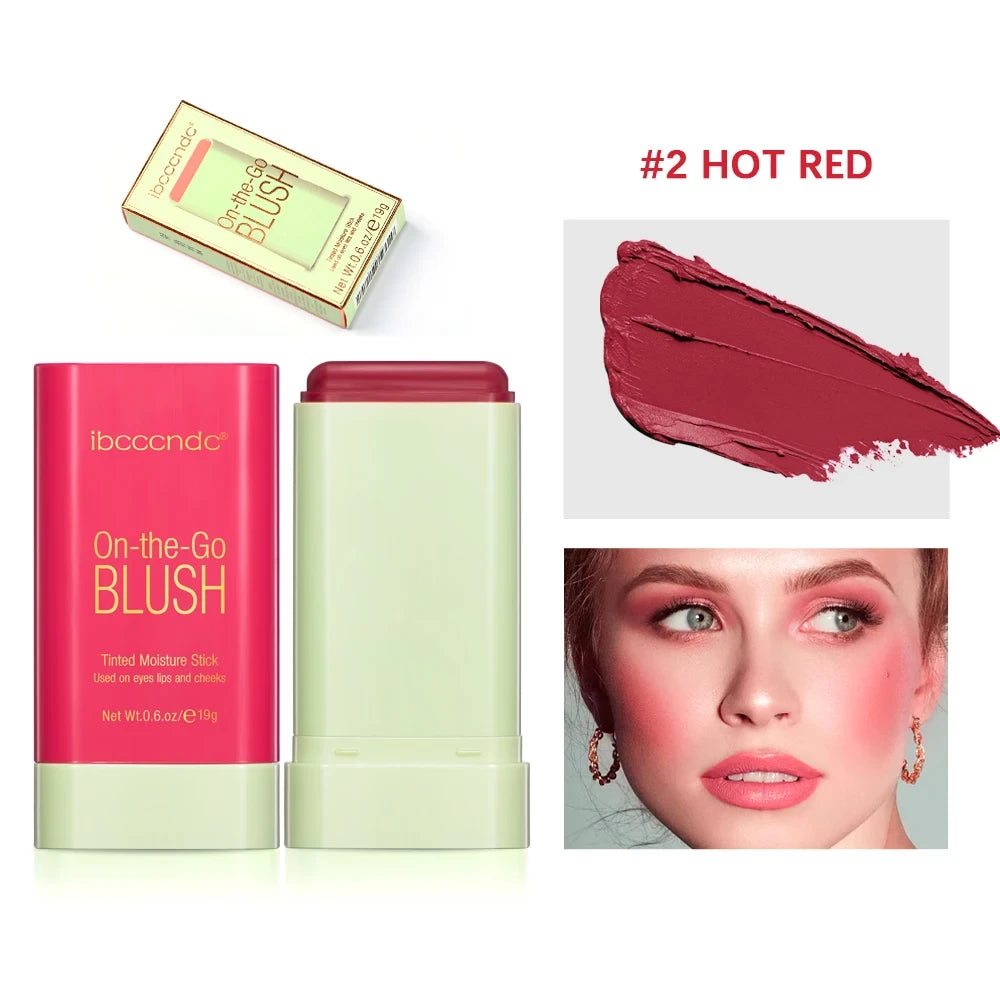 Natural Cream Blush Stick For Lips And Cheeks