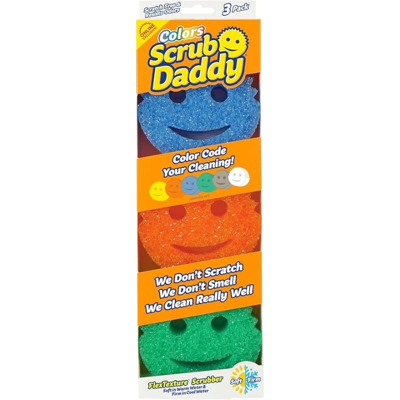 scrub daddy Scratch-Free Kitchen Scrub Sponge Set