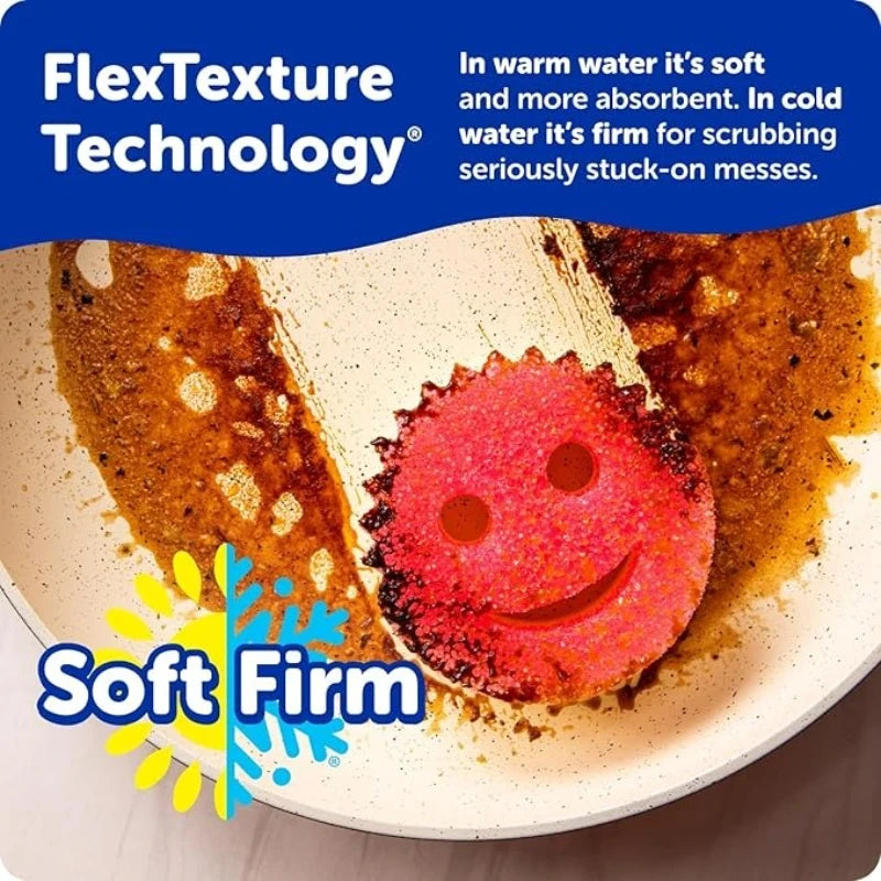 scrub daddy Scratch-Free Kitchen Scrub Sponge Set