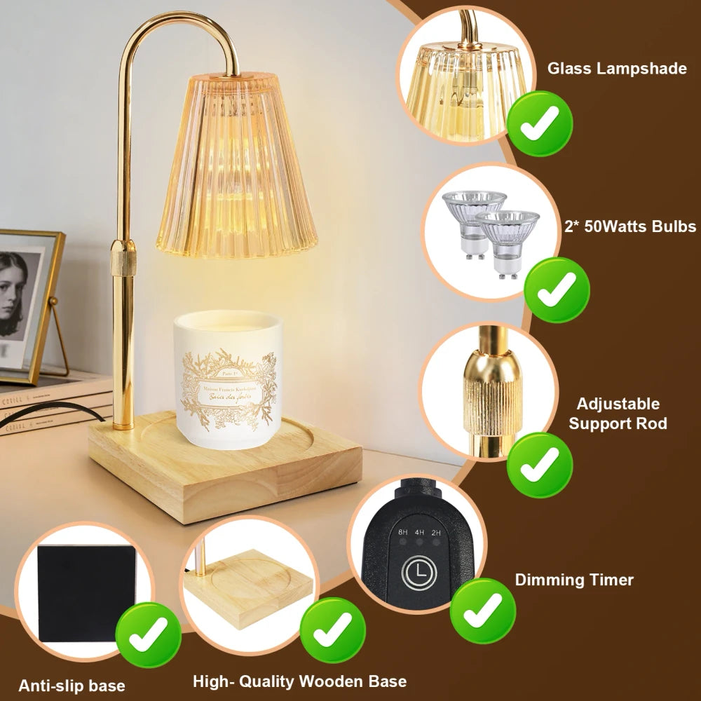 Dimmable Candle Warmer Lamp