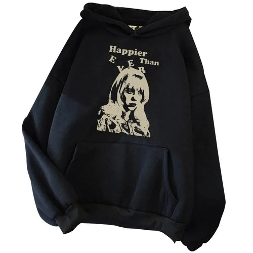 billie Casual Printed Hooded Sweatshirt