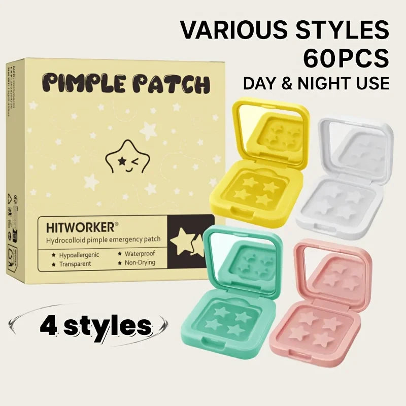 Star Acne Patches in Mirror Box