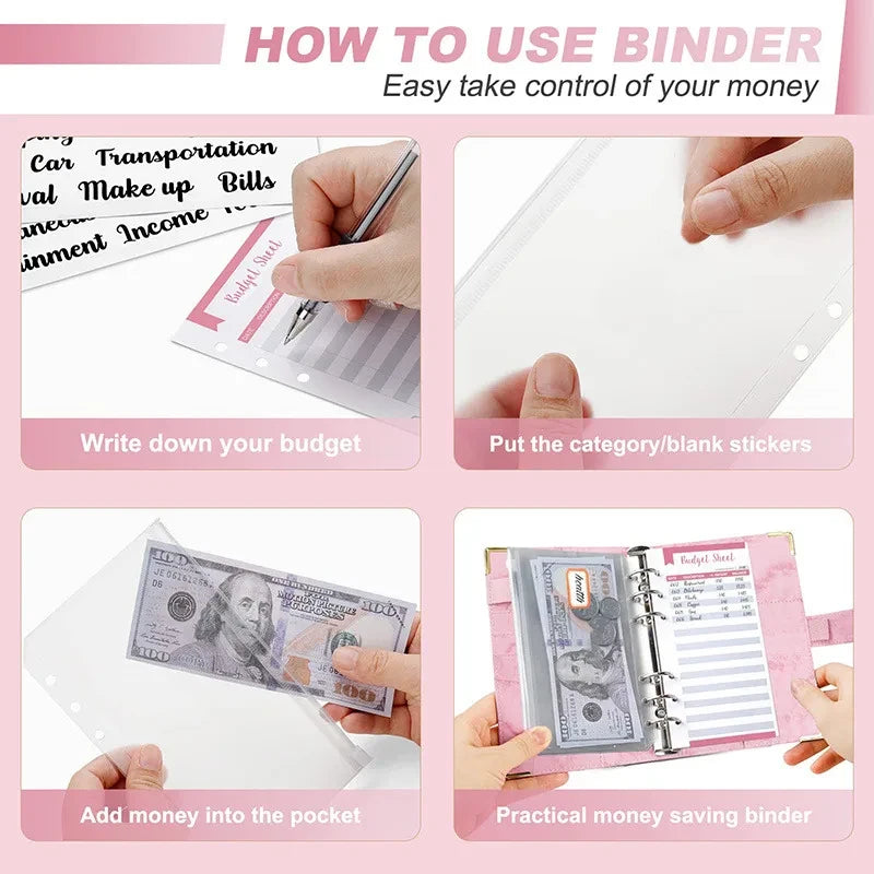 A6 Cash Envelope Budget Binder